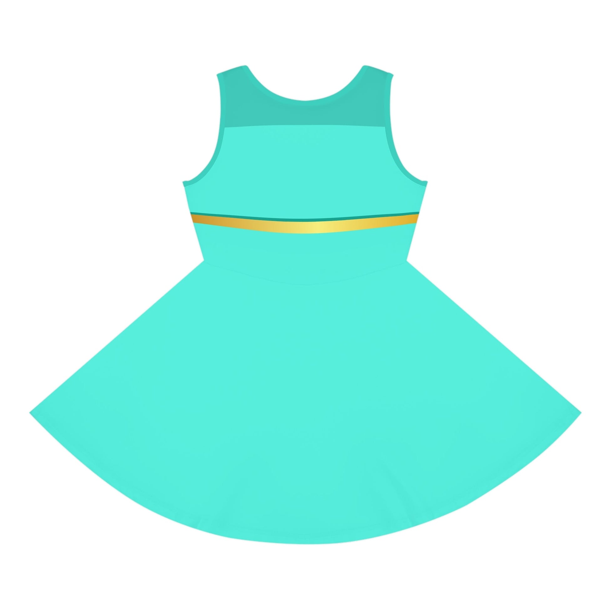 The Jasmine Girls' Sleeveless Sundress aladdinAll Over PrintAll Over PrintsWrong Lever Clothing