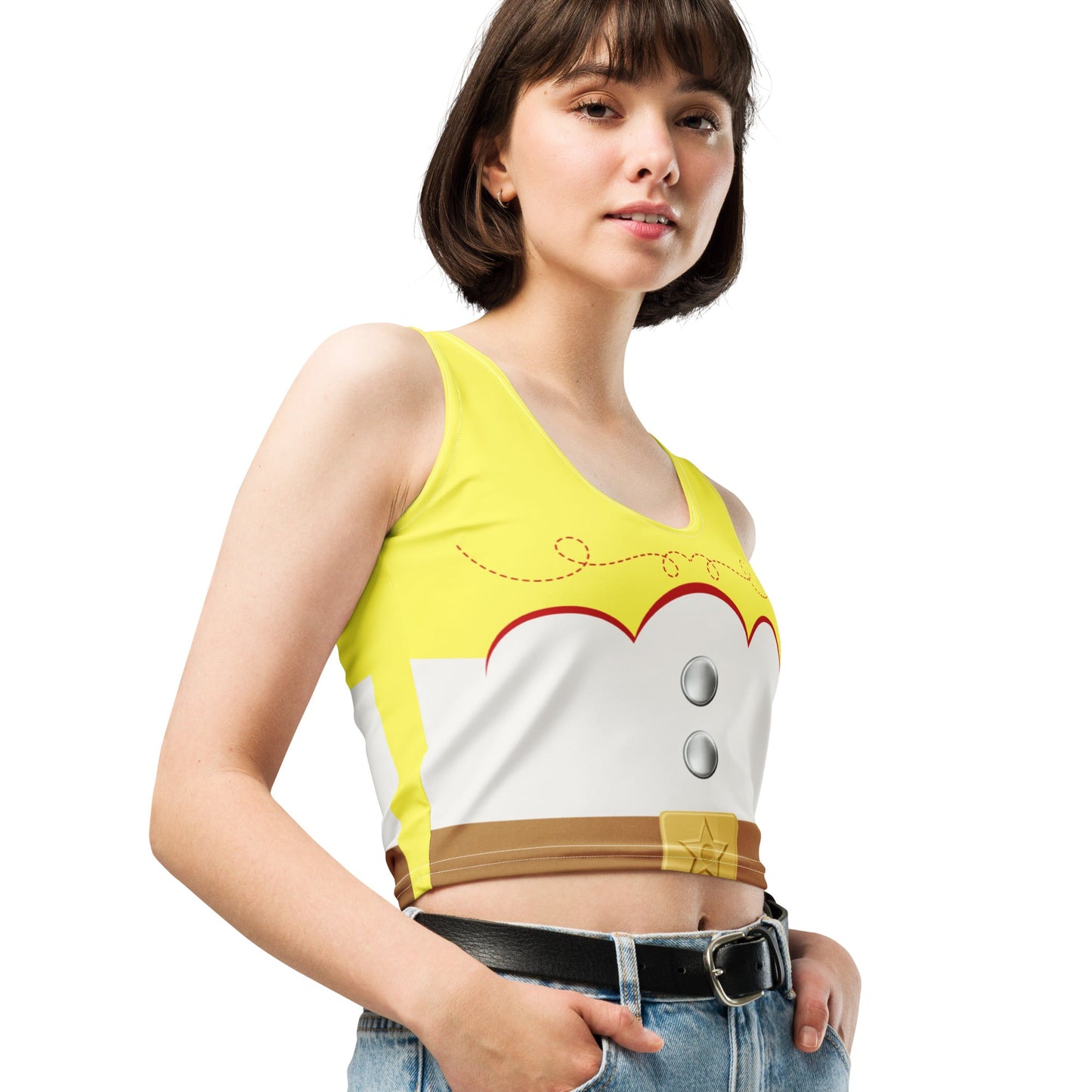 The Jessie Crop Top adult disney costumeAOP ClothingAdult T-ShirtWrong Lever Clothing