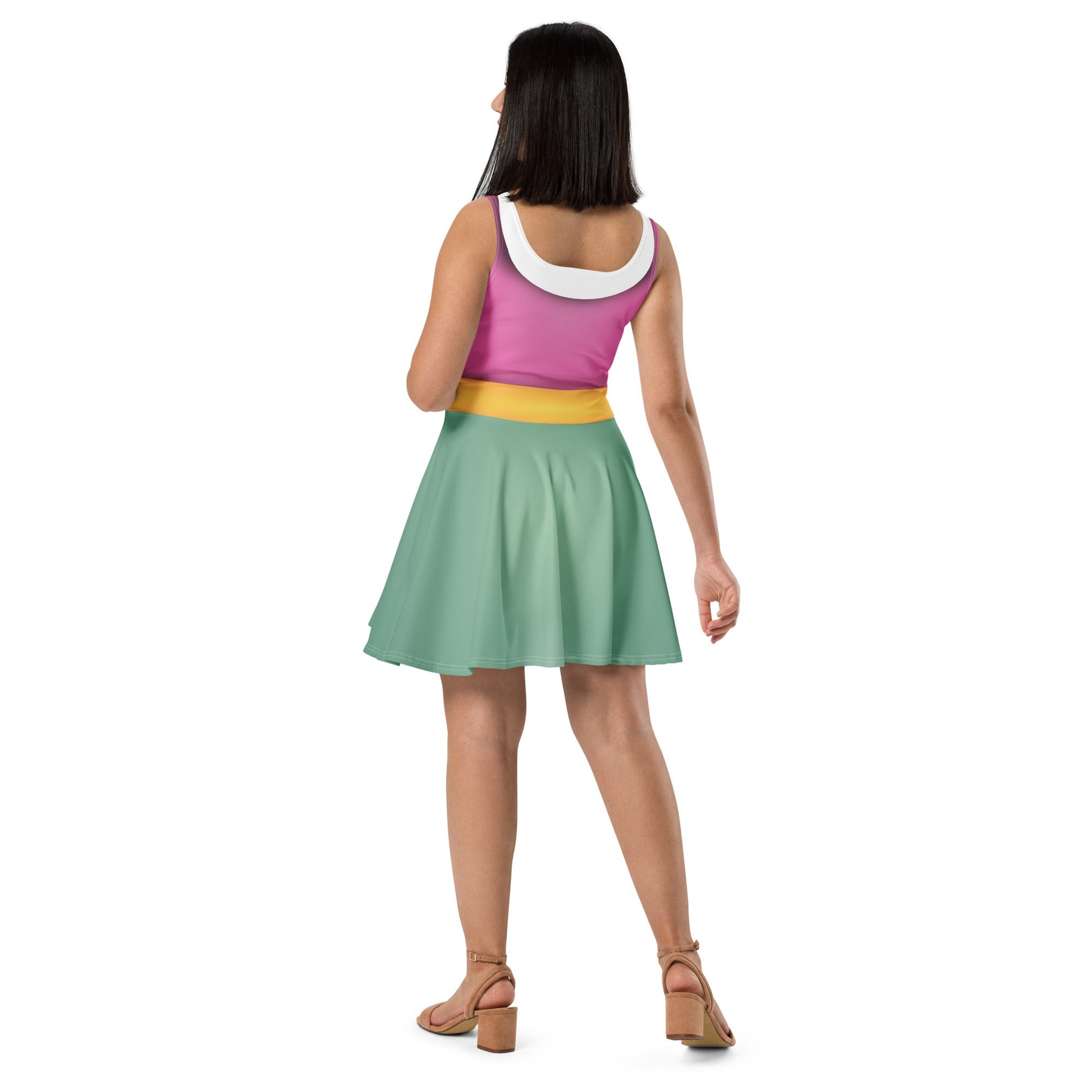 The Jolly Mouse Skater Dress adult disneychristmasSkater DressLittle Lady Shay Boutique