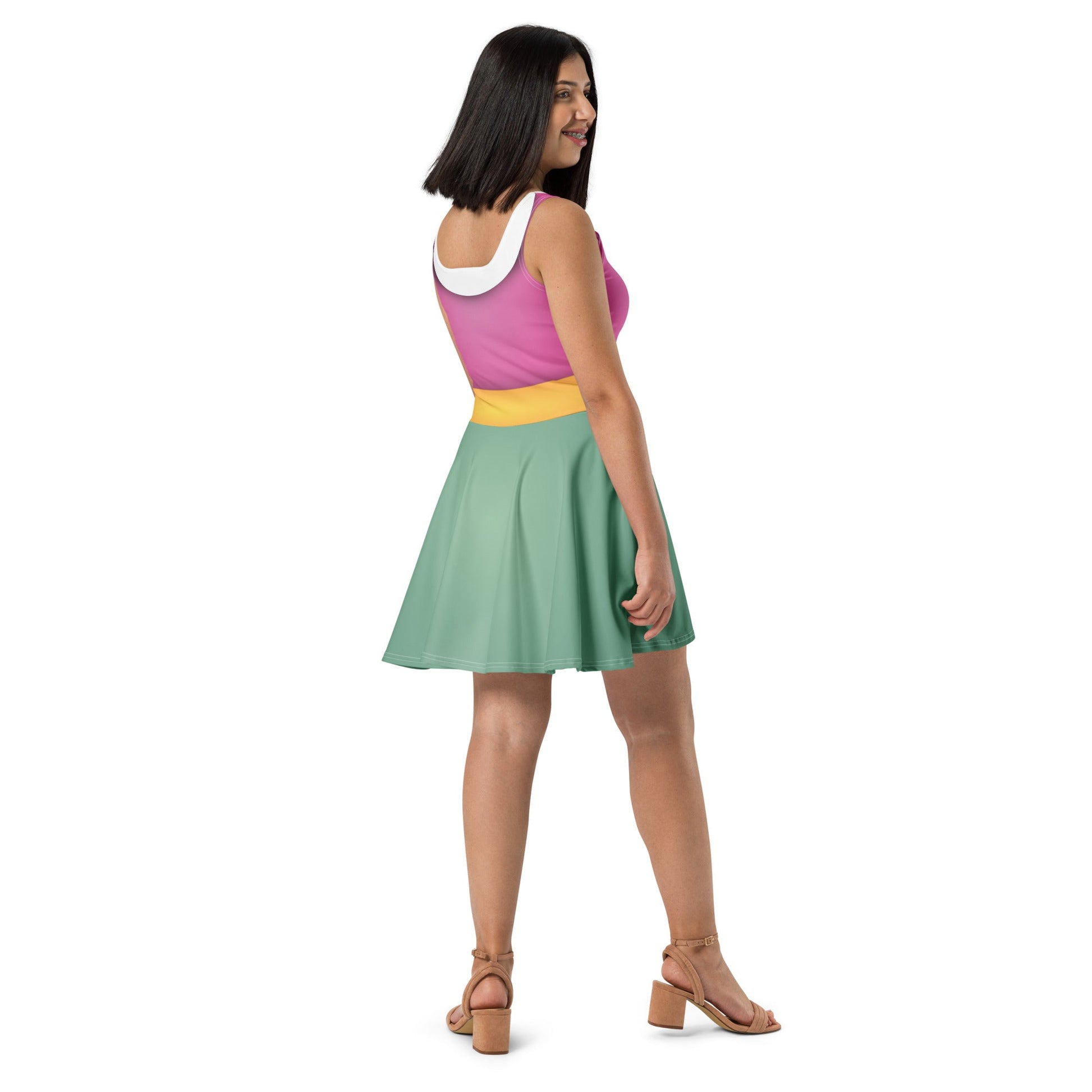 The Jolly Mouse Skater Dress adult disneychristmasSkater DressLittle Lady Shay Boutique