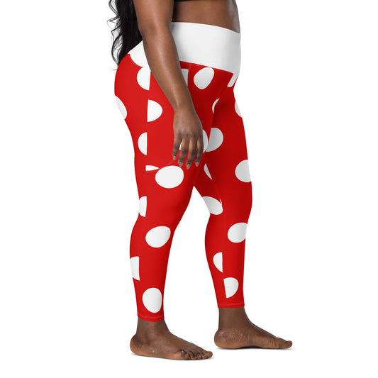 The Lady Mouse Leggings with pockets disney adultdisney boundingWrong Lever Clothing