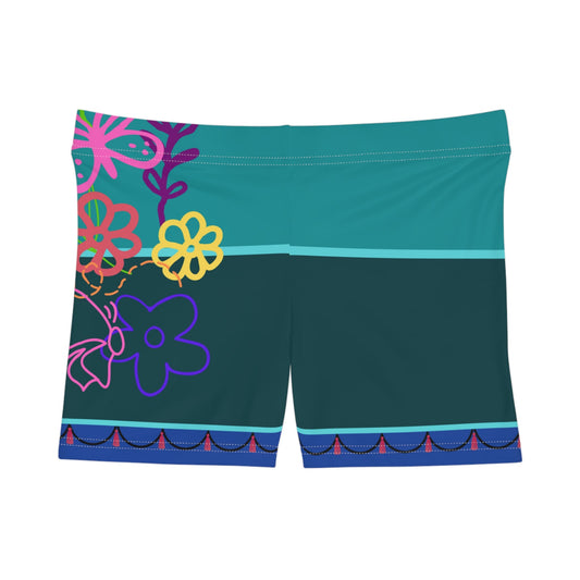 The Mirabel Women's Shorts - Running Costume, Cosplay, Bounding All Over PrintAOPAdult ShortsLittle Lady Shay Boutique
