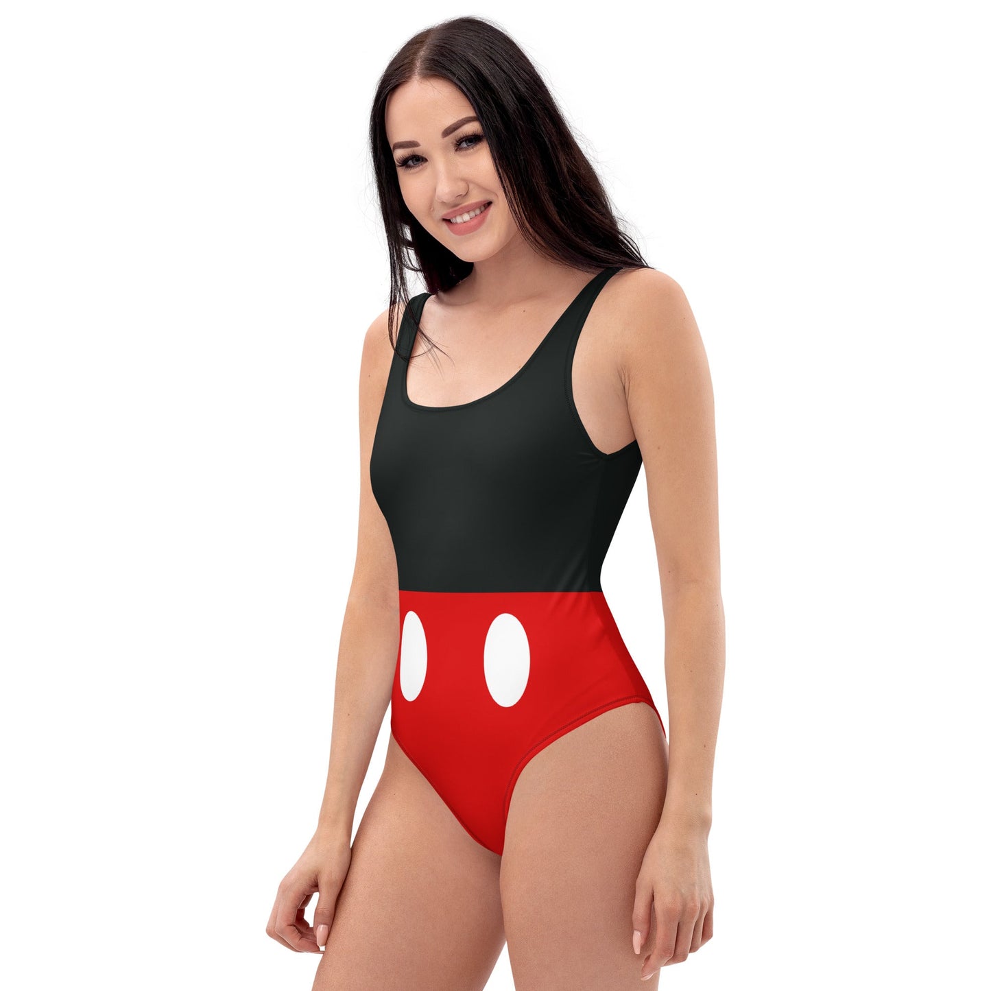 The Mouse One-Piece Swimsuit adult disneyDisney adult swimWrong Lever Clothing