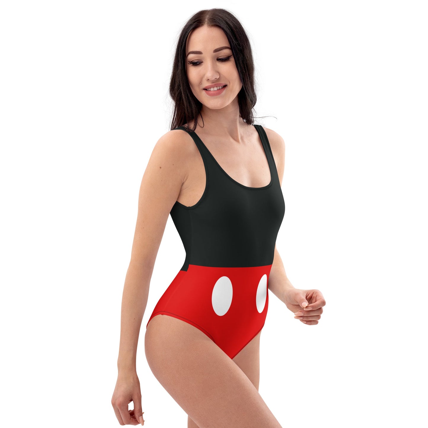 The Mouse One-Piece Swimsuit adult disneyDisney adult swimWrong Lever Clothing
