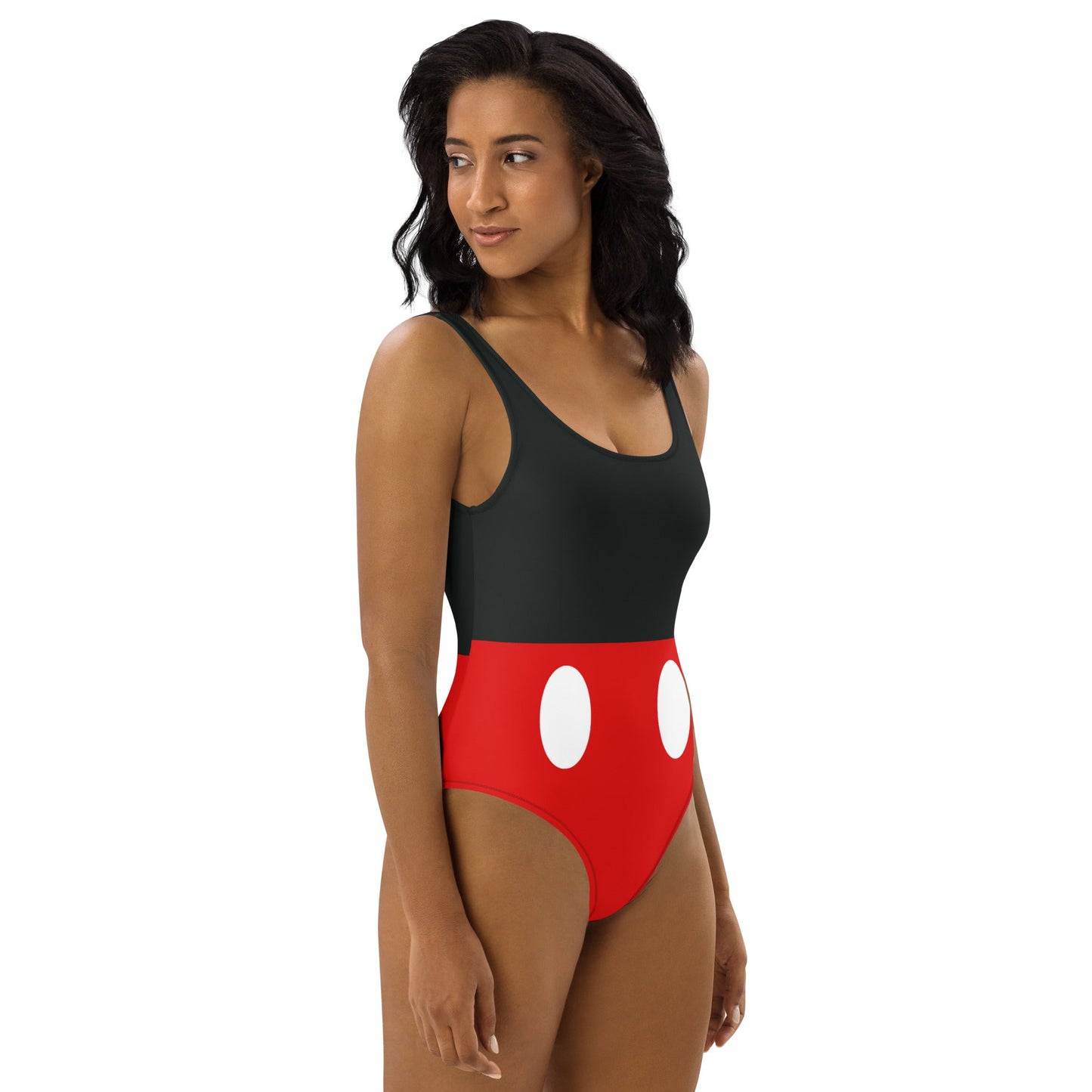 The Mouse One-Piece Swimsuit adult disneyDisney adult swimWrong Lever Clothing