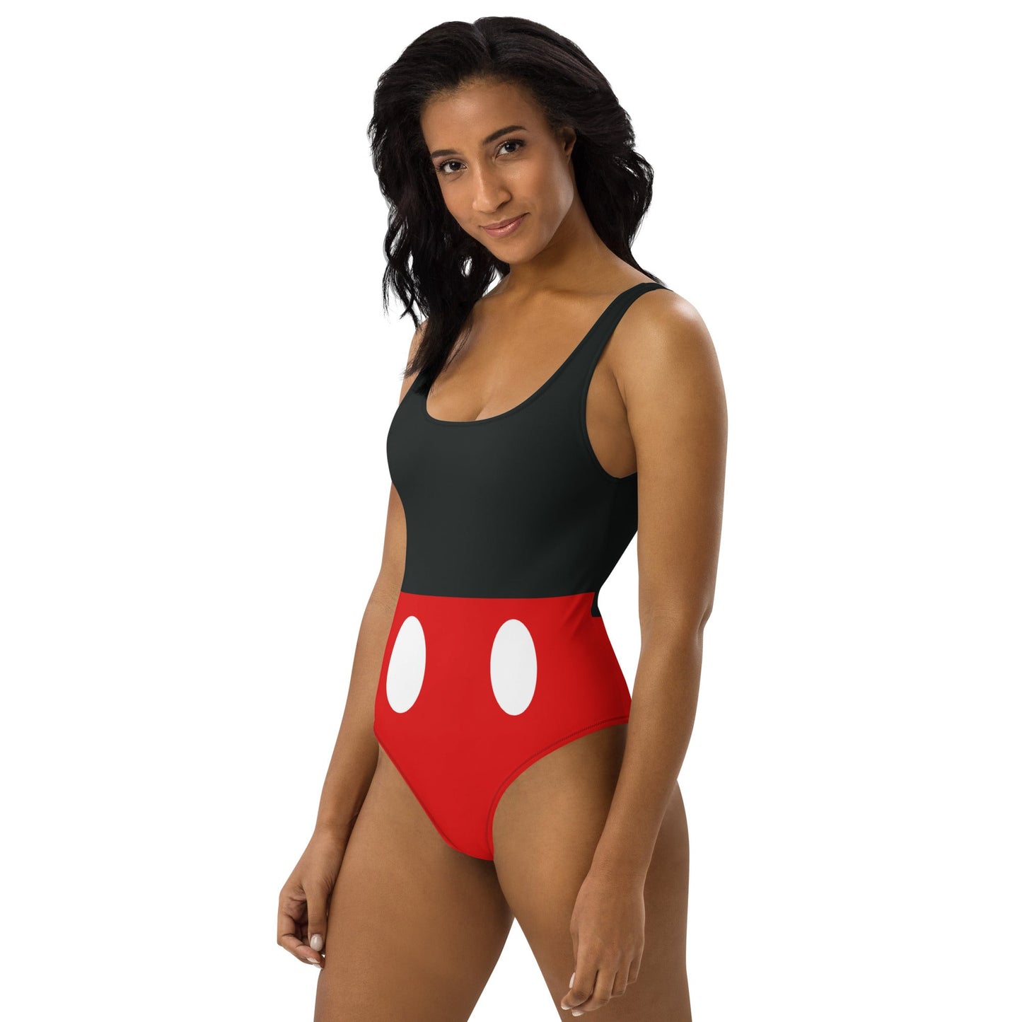 The Mouse One-Piece Swimsuit adult disneyDisney adult swimWrong Lever Clothing