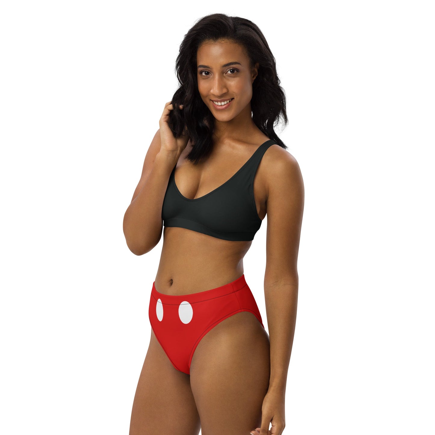 The Mouse Recycled high-waisted bikini adult disneycruise line swimmingWrong Lever Clothing