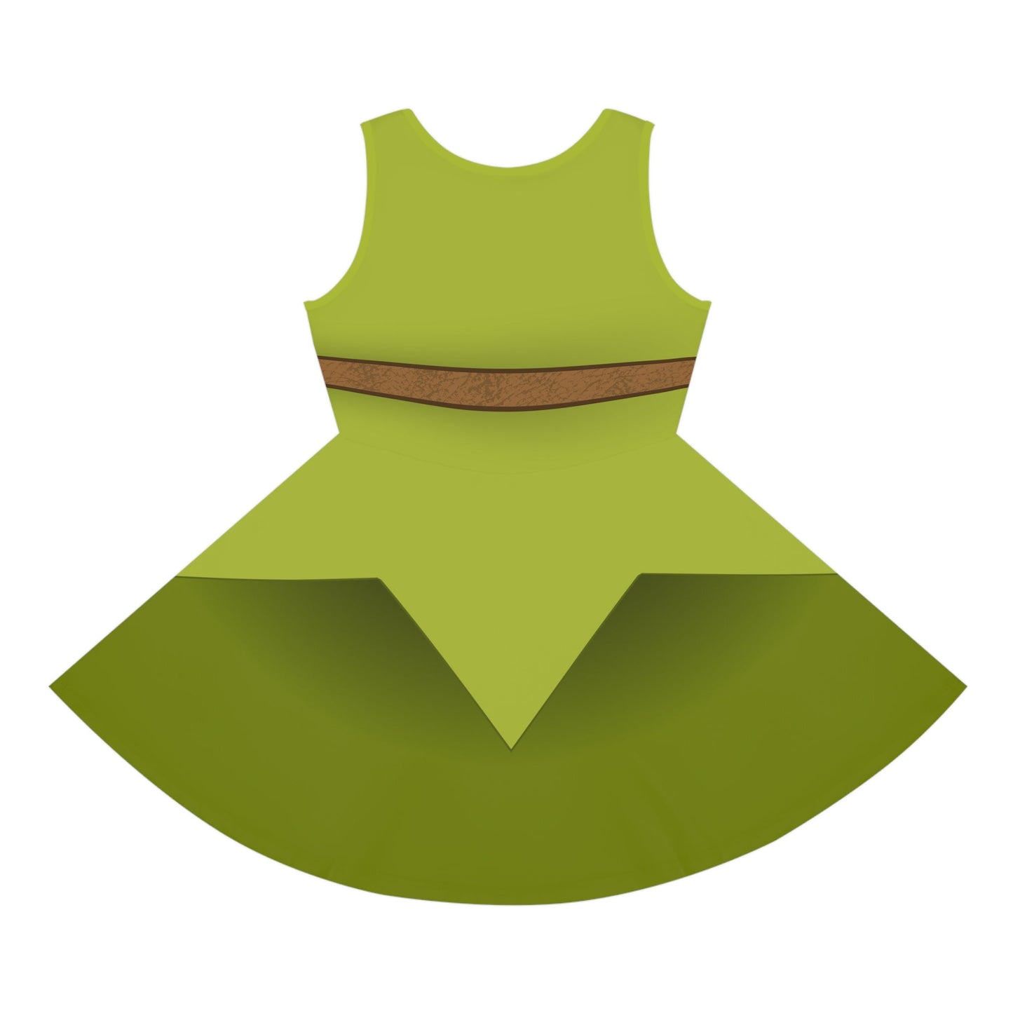 The Pan Girls' Sleeveless Sundress All Over PrintAOPAll Over PrintsWrong Lever Clothing