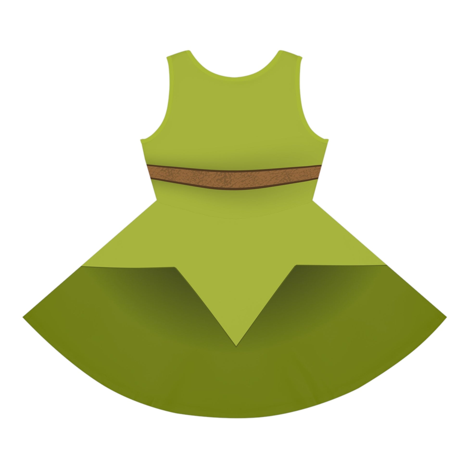 The Pan Girls' Sleeveless Sundress All Over PrintAOPAll Over PrintsWrong Lever Clothing