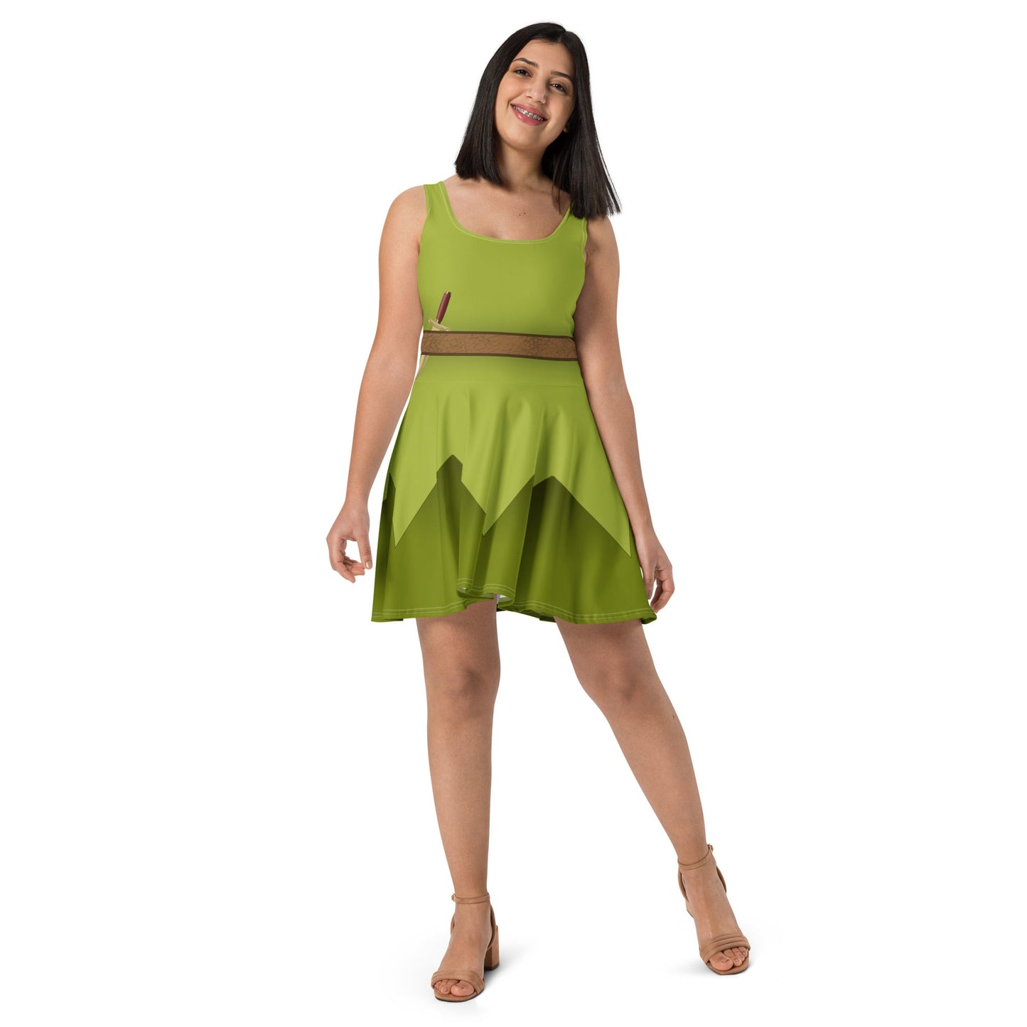The Pan Skater Dress All Over Printclassic costumeSkater DressWrong Lever Clothing