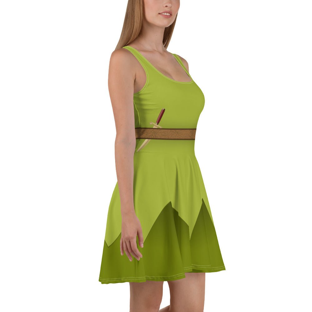 The Pan Skater Dress All Over Printclassic costumeSkater DressWrong Lever Clothing