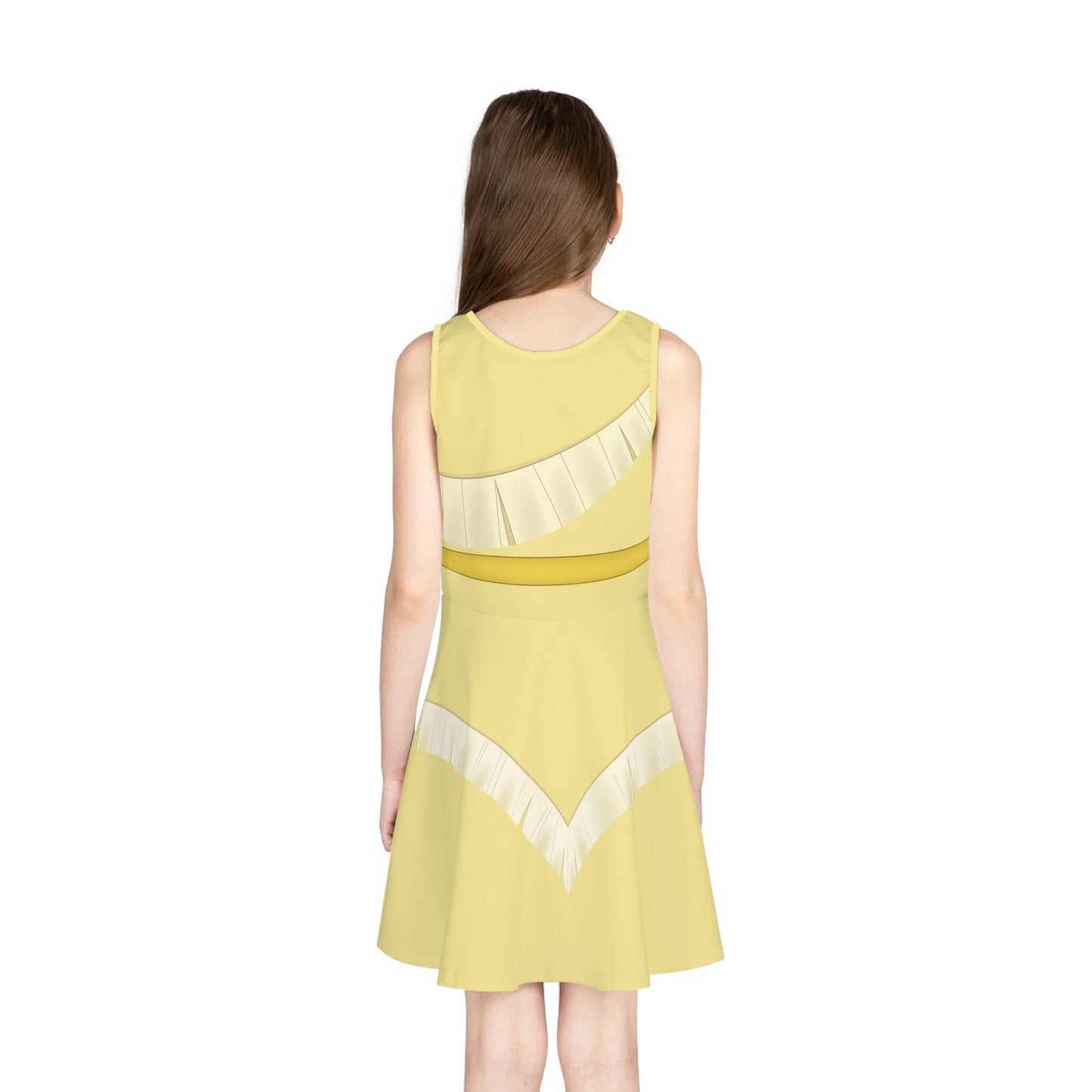 The Pocahontas Inspired Girls' Sleeveless Sundress All Over PrintAOPkids dressLittle Lady Shay Boutique