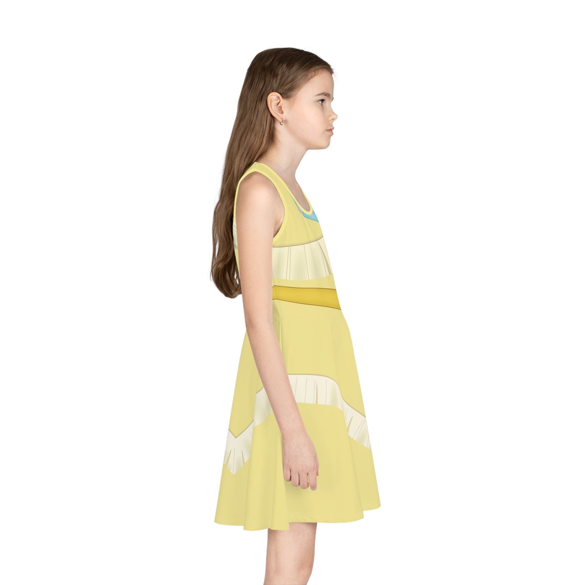 The Pocahontas Inspired Girls' Sleeveless Sundress All Over PrintAOPkids dressLittle Lady Shay Boutique