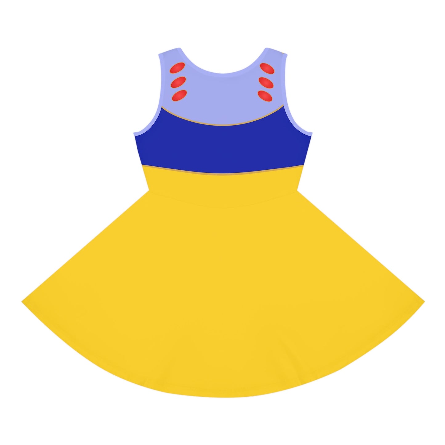 The Snow Girls' Sleeveless Sundress All Over PrintAOPkids dressWrong Lever Clothing