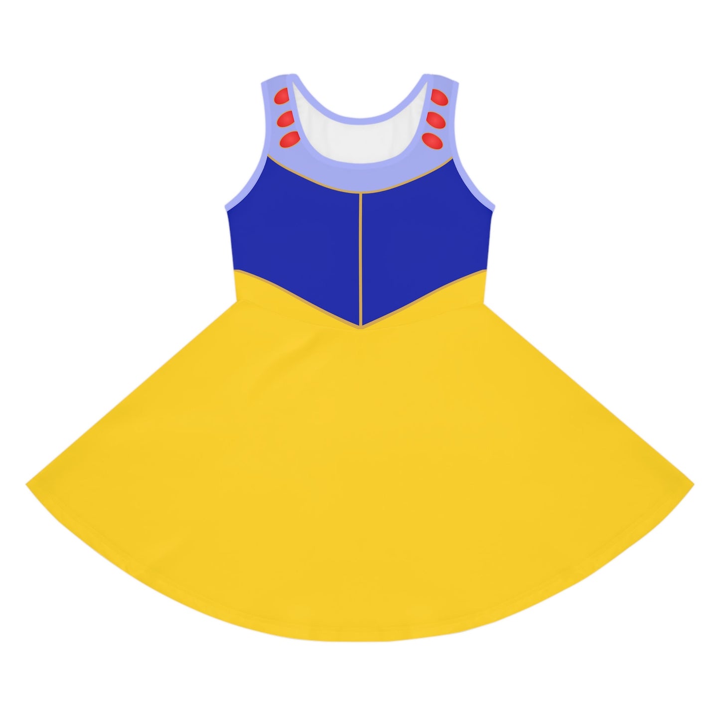 The Snow Girls' Sleeveless Sundress All Over PrintAOPkids dressWrong Lever Clothing