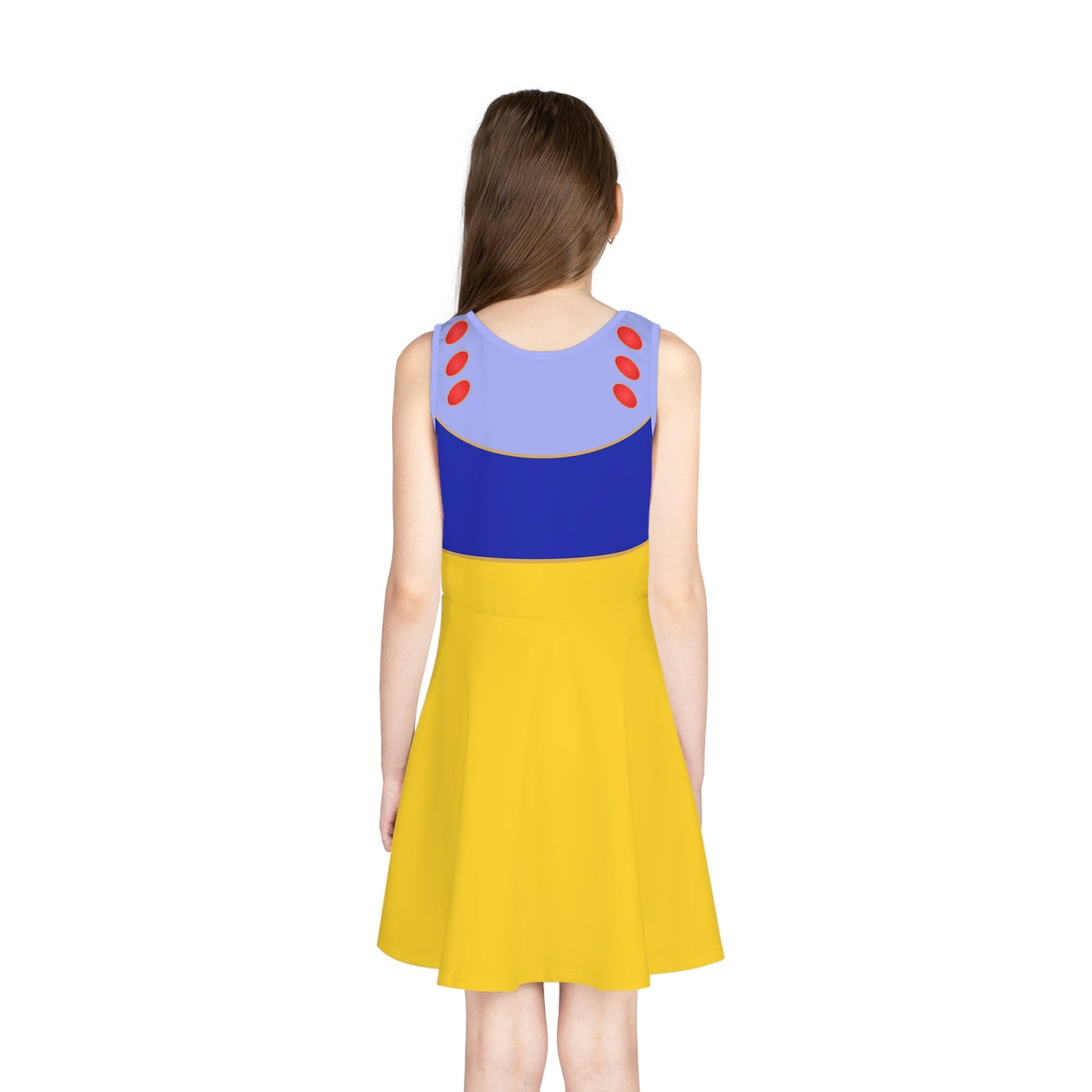 The Snow Girls' Sleeveless Sundress All Over PrintAOPkids dressWrong Lever Clothing