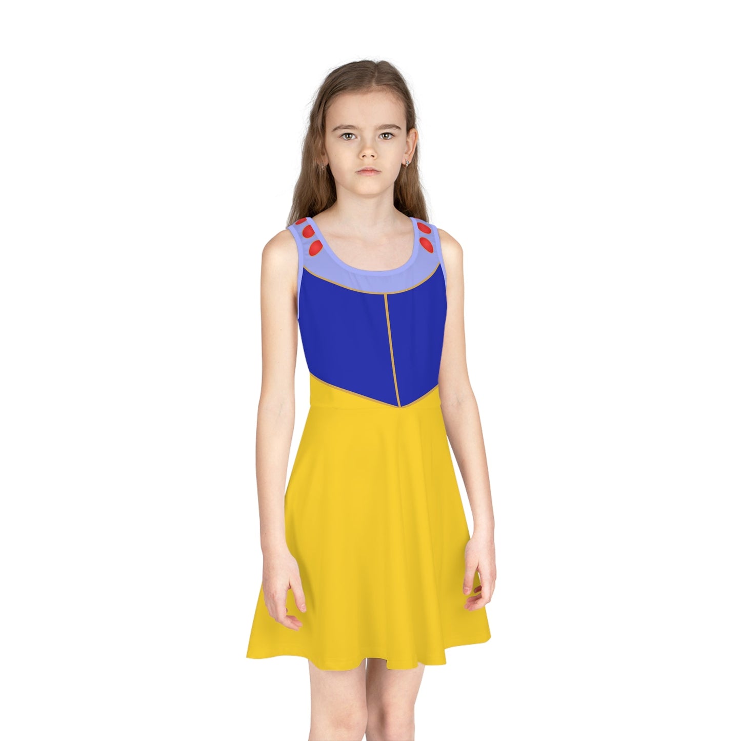 The Snow Girls' Sleeveless Sundress All Over PrintAOPkids dressWrong Lever Clothing