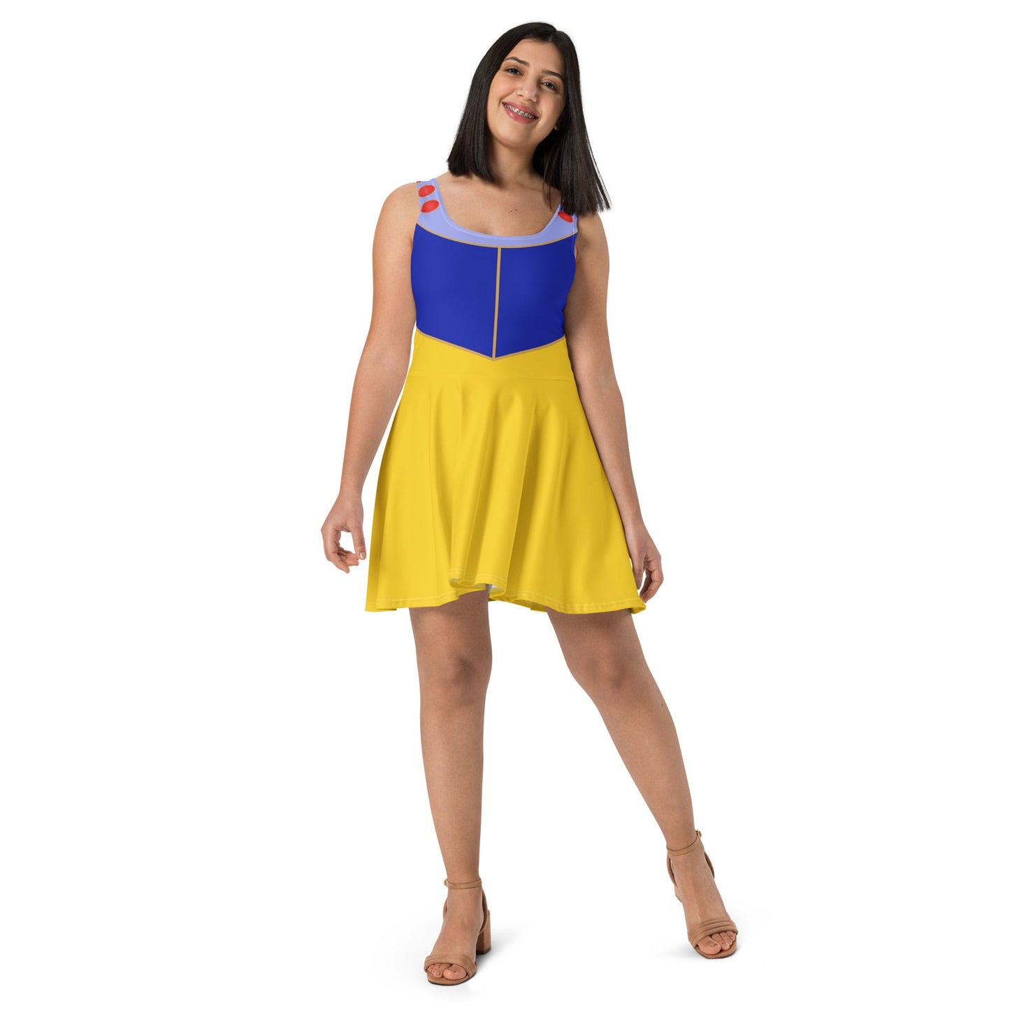 The Snow Skater Dress adult snow whiteathletic princess styleWrong Lever Clothing