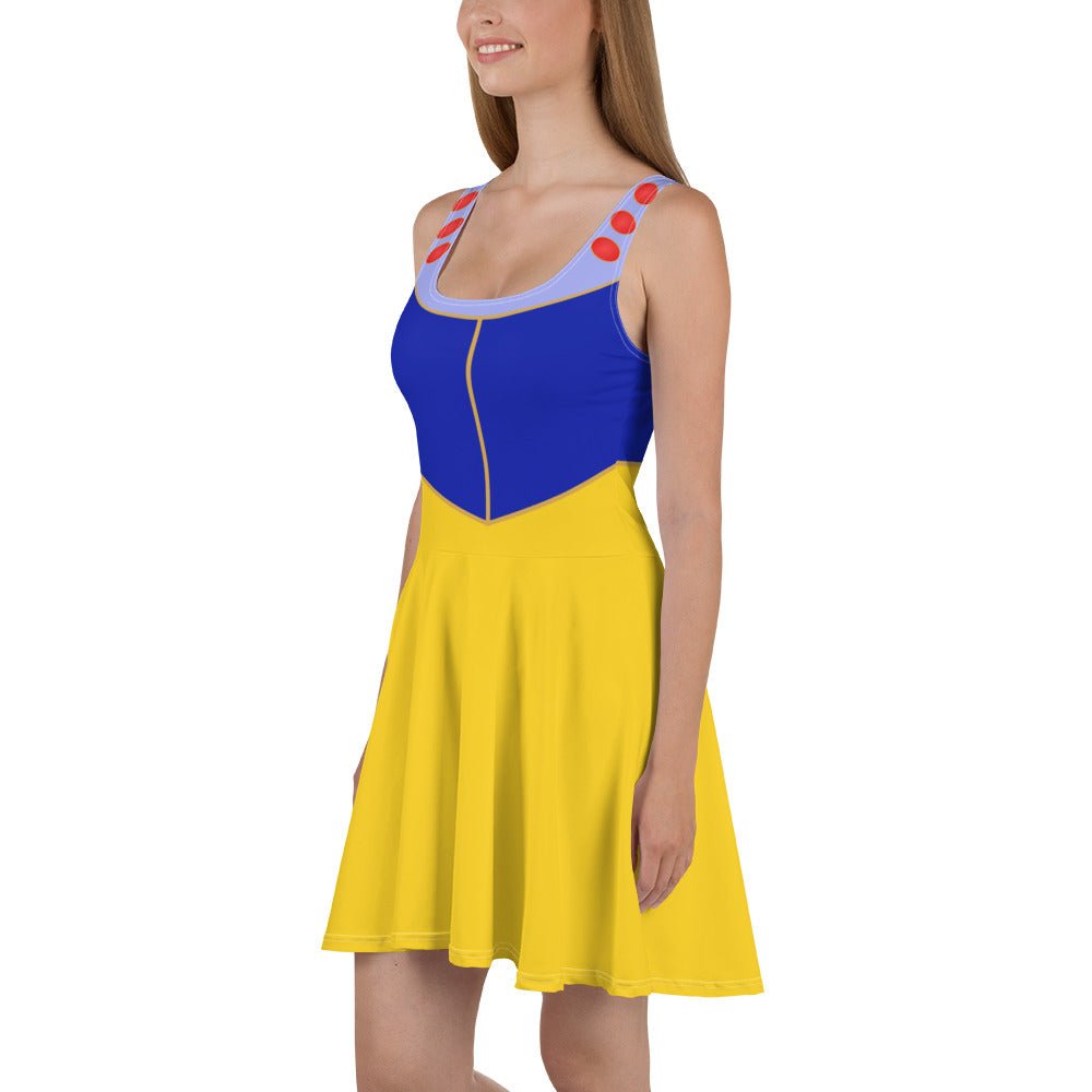 The Snow Skater Dress adult snow whiteathletic princess styleWrong Lever Clothing