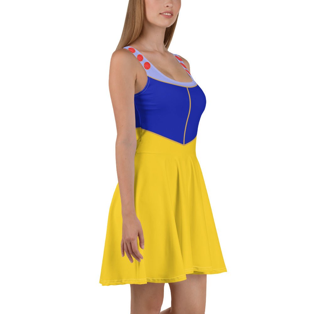 The Snow Skater Dress adult snow whiteathletic princess styleWrong Lever Clothing