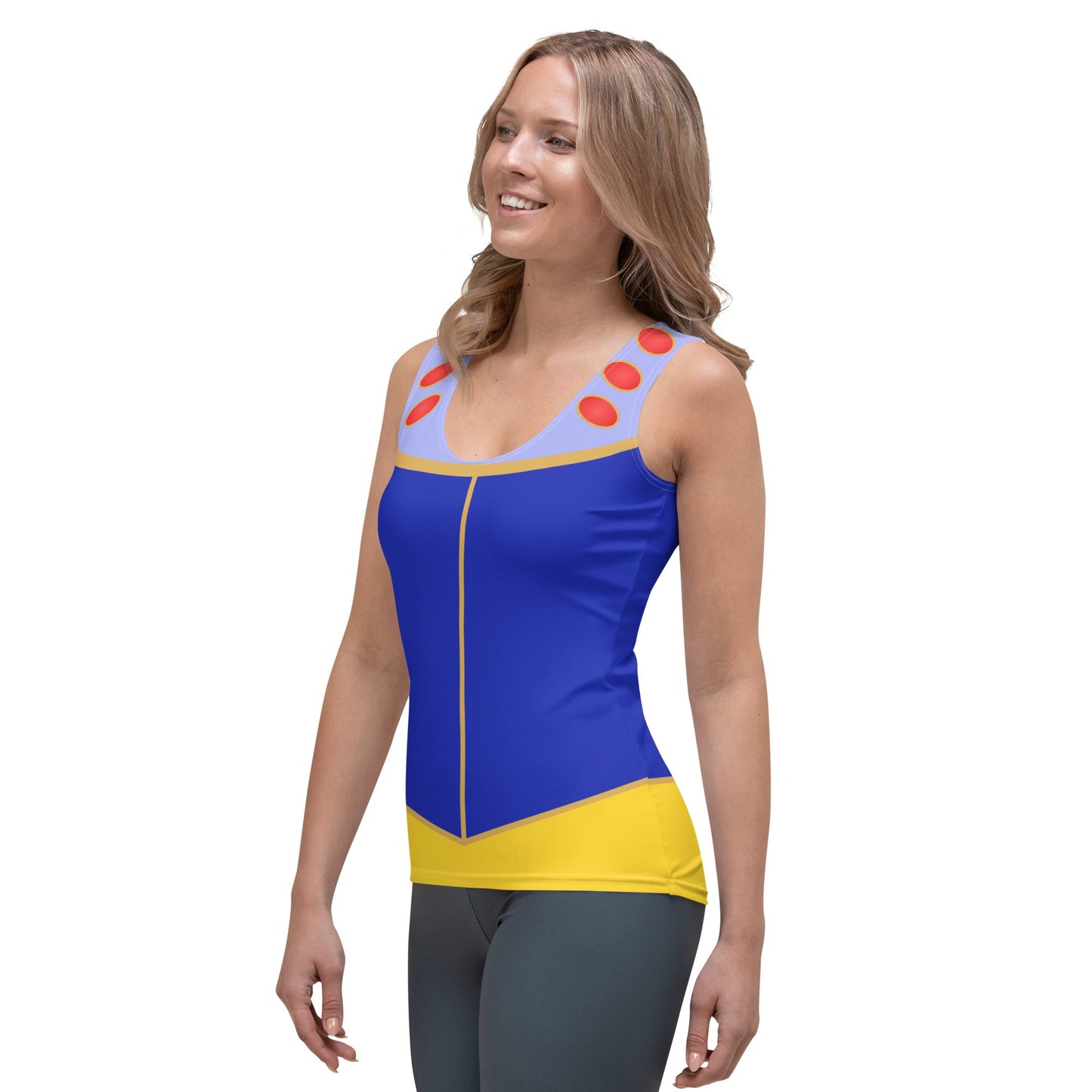 The Snow Tank Top adult snow whiteathletic princess styleWrong Lever Clothing