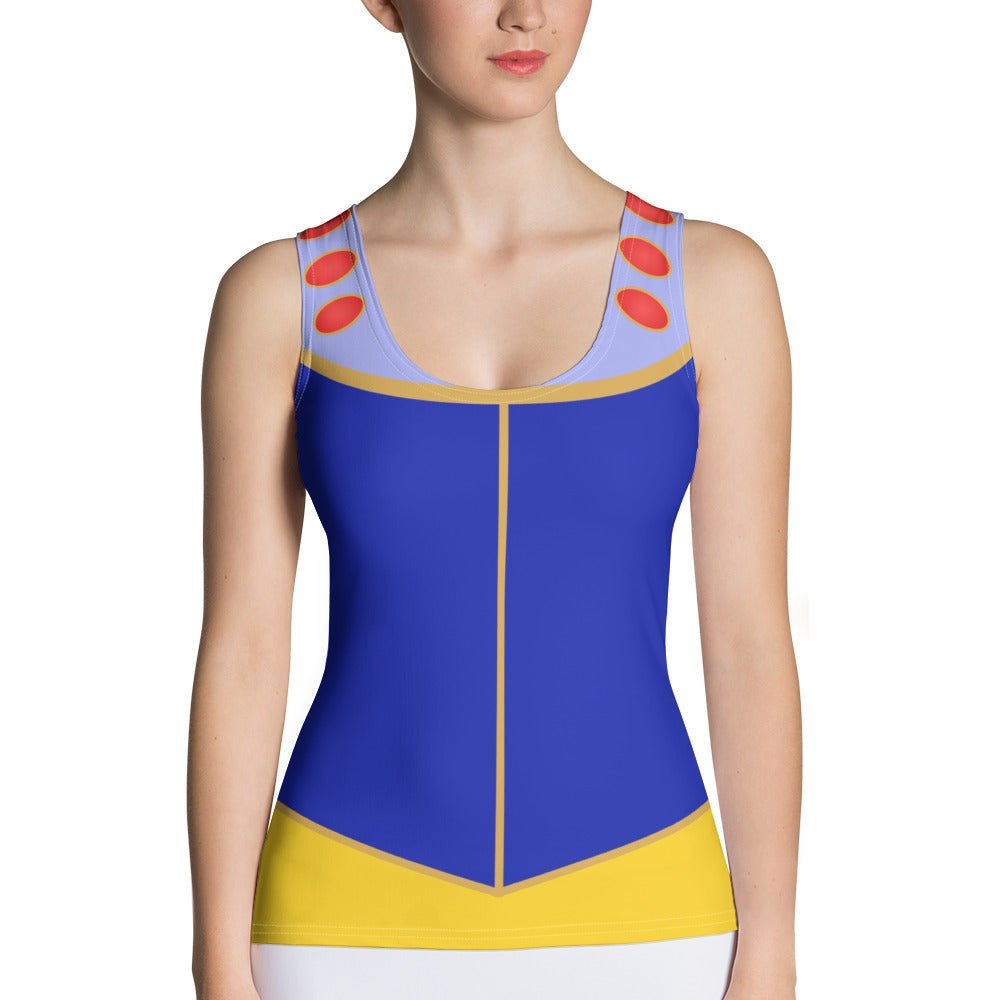 The Snow Tank Top adult snow whiteathletic princess styleWrong Lever Clothing