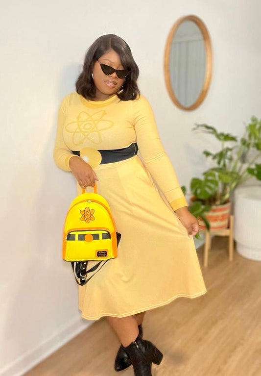 The Stand Out long sleeve midi dress 90s moviedisney adultWrong Lever Clothing