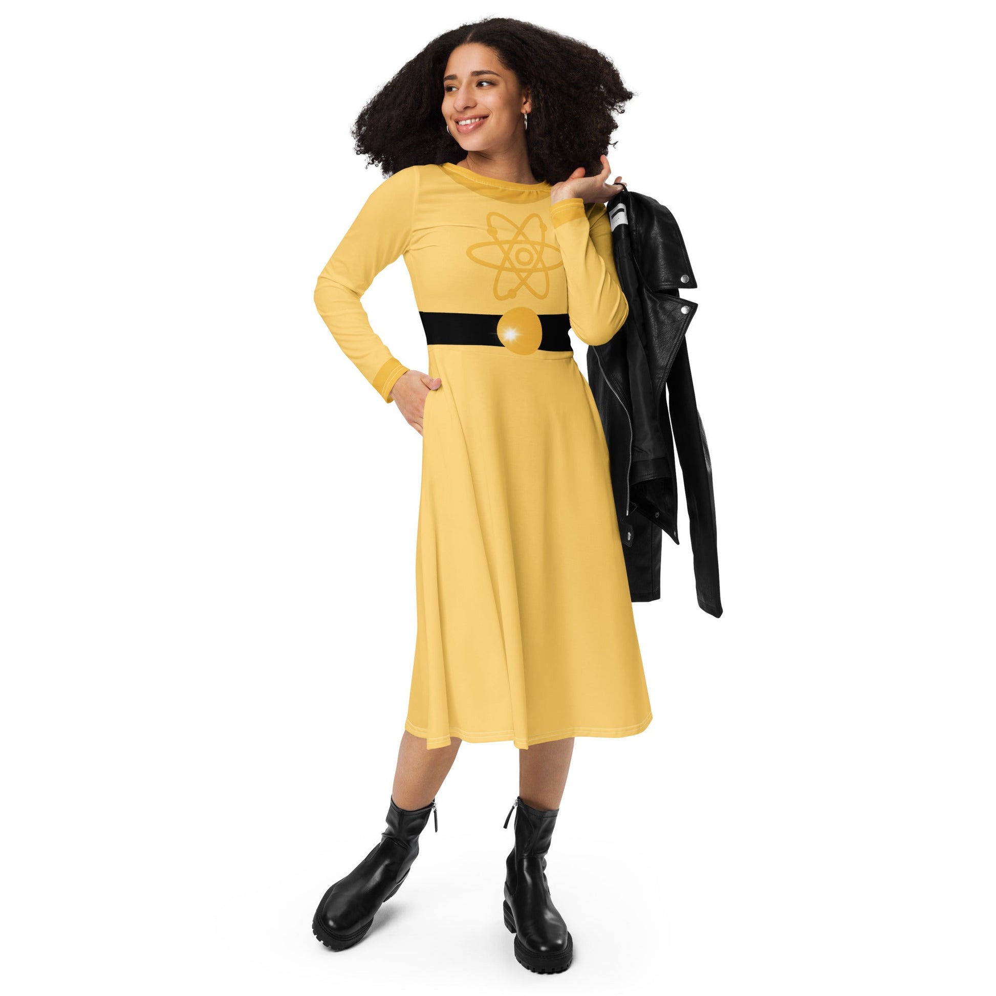 The Stand Out long sleeve midi dress 90s moviedisney adultWrong Lever Clothing