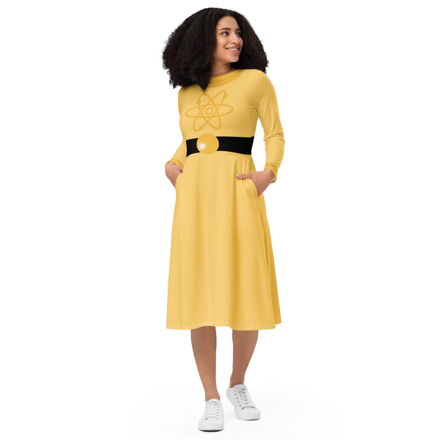 The Stand Out long sleeve midi dress 90s moviedisney adultWrong Lever Clothing