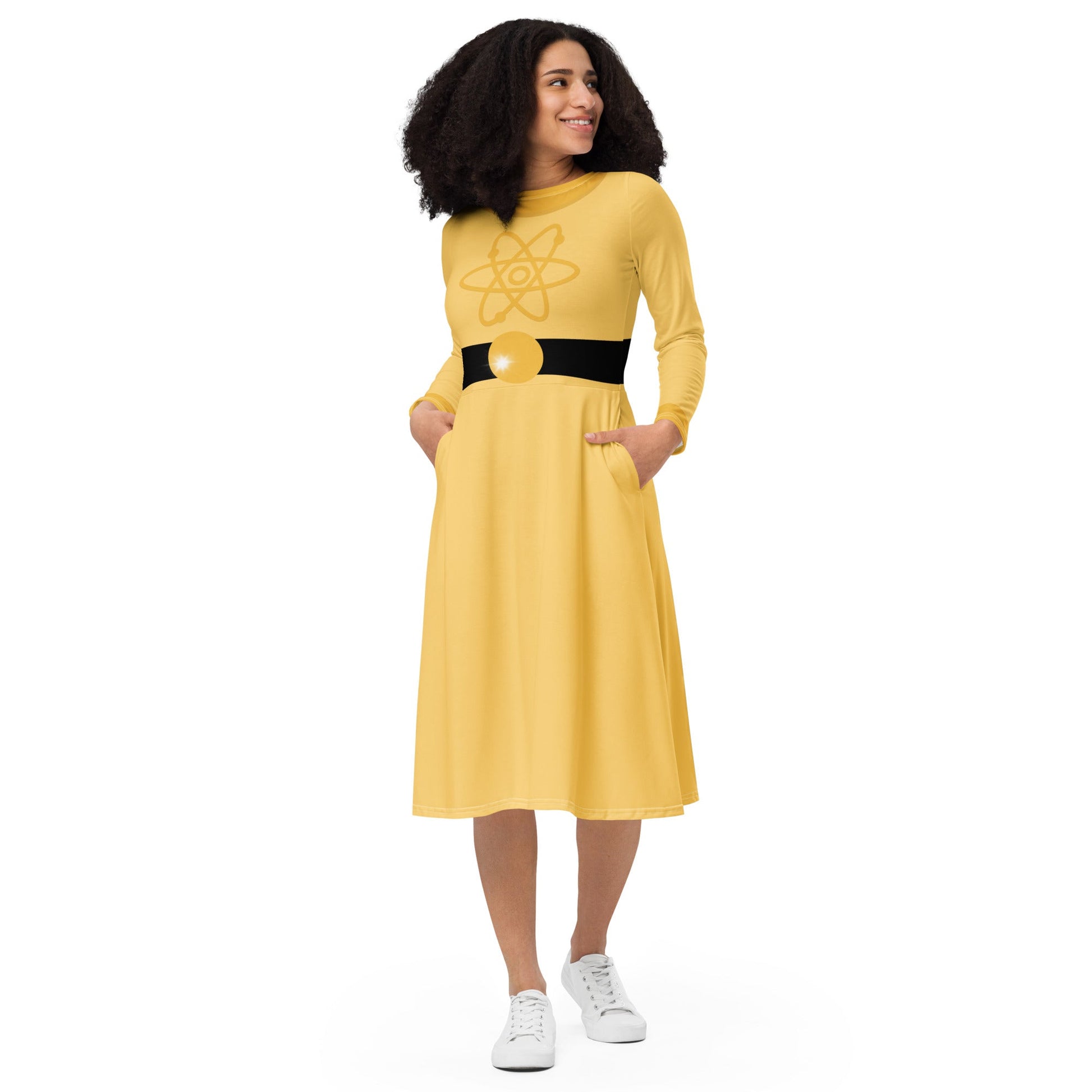 The Stand Out long sleeve midi dress 90s moviedisney adultWrong Lever Clothing