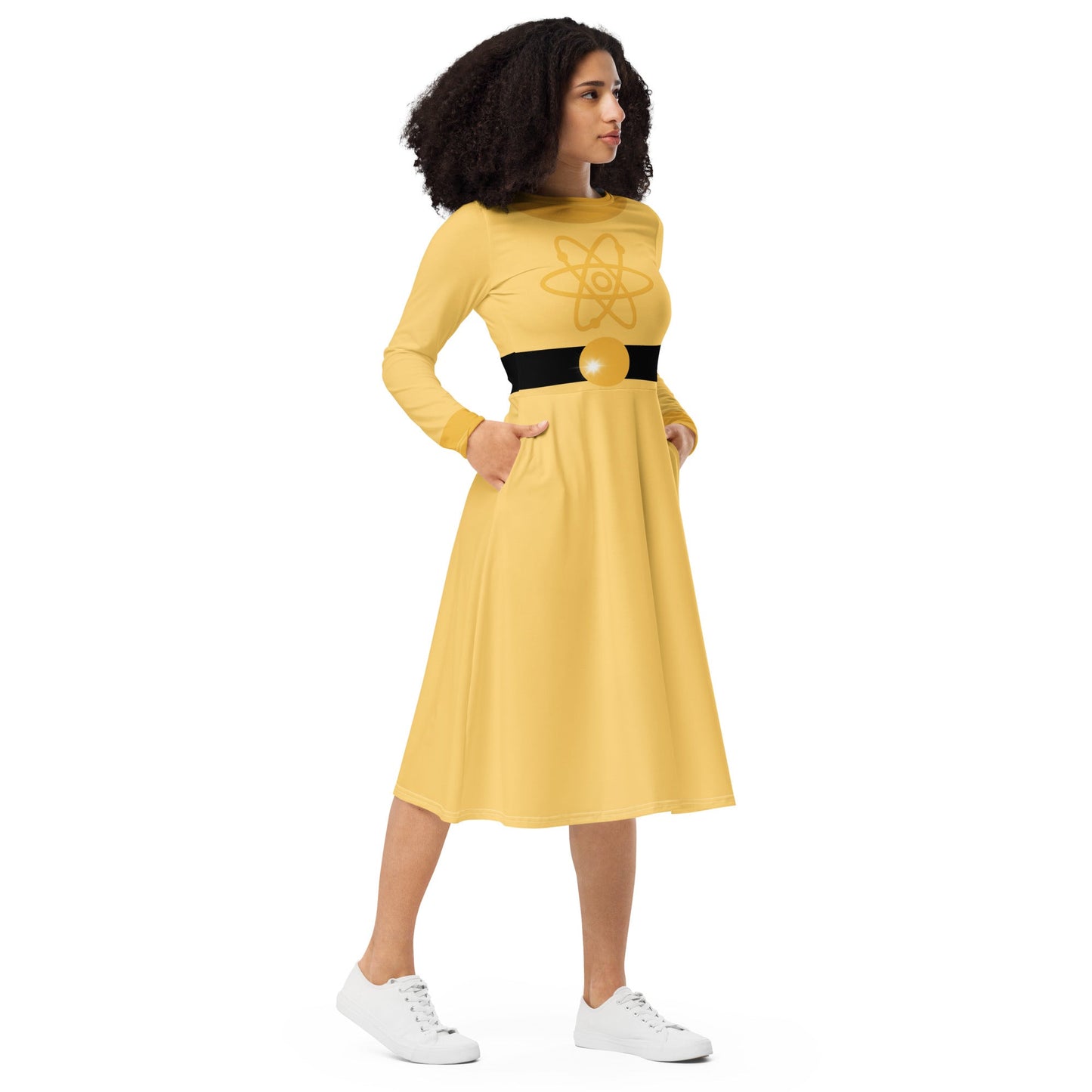 The Stand Out long sleeve midi dress 90s moviedisney adultWrong Lever Clothing