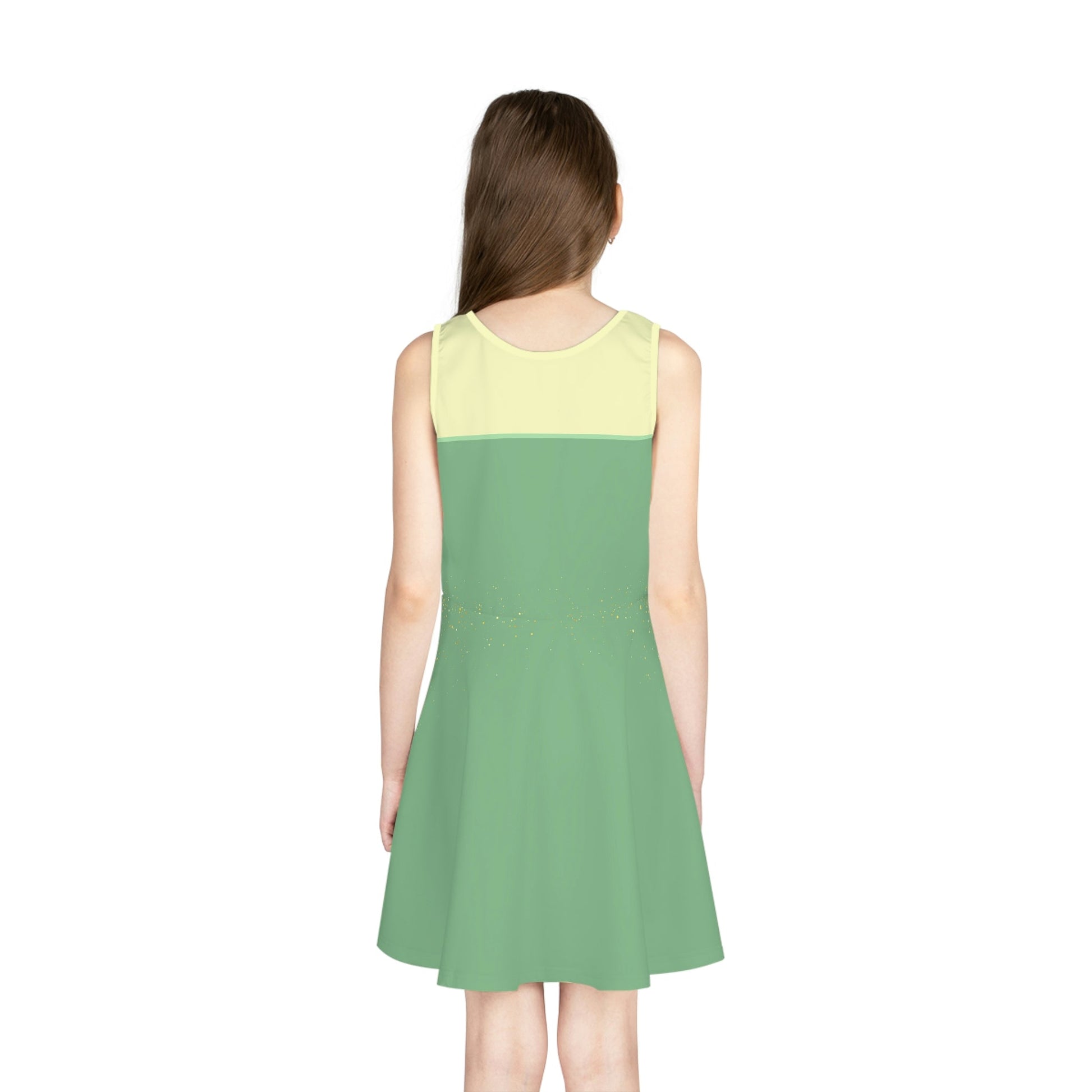 The Tiana Girls' Sleeveless Sundress (AOP) All Over PrintAOPkids dressWrong Lever Clothing