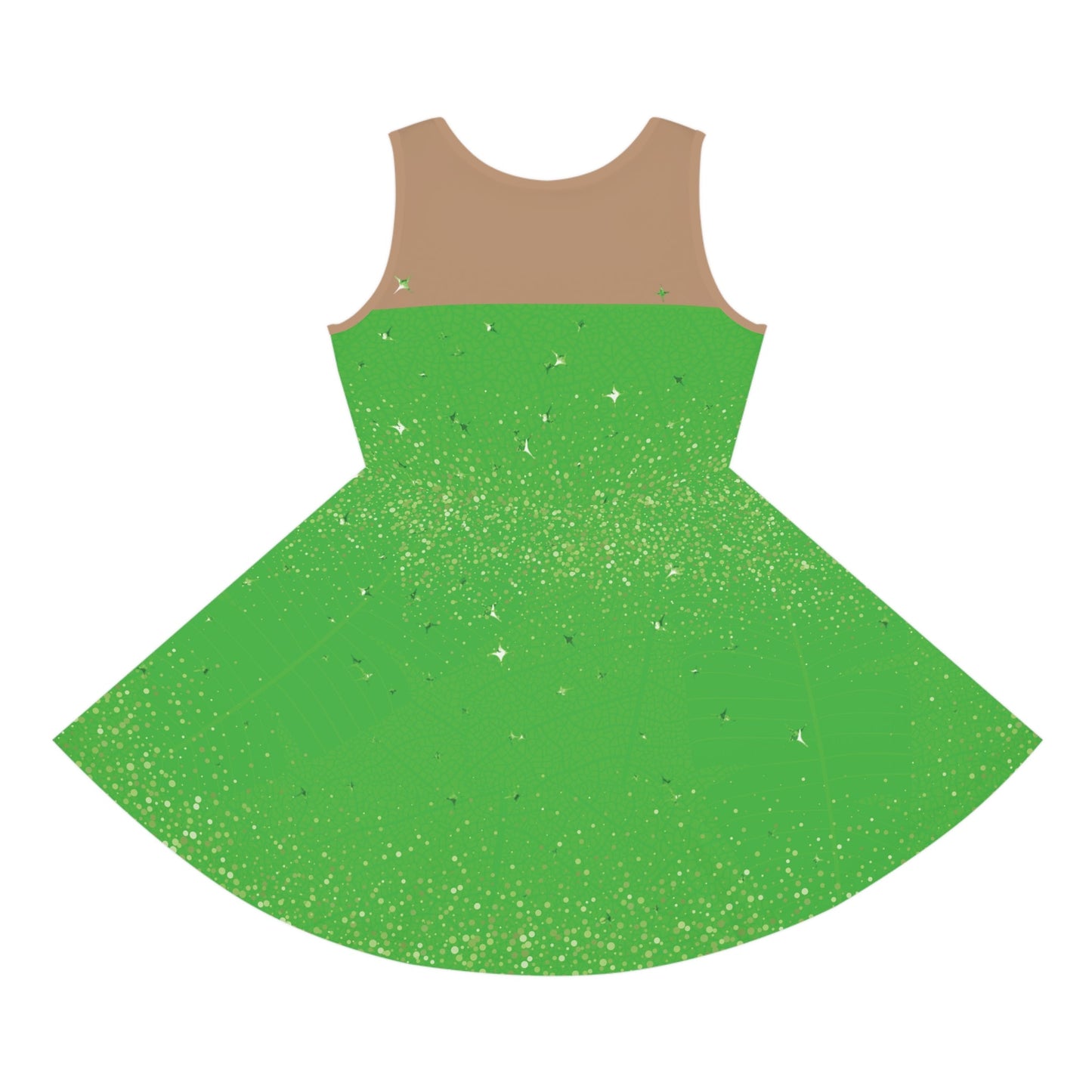 The Tinker Fairy Girls' Sleeveless Sundress All Over PrintAOPAll Over PrintsLittle Lady Shay Boutique