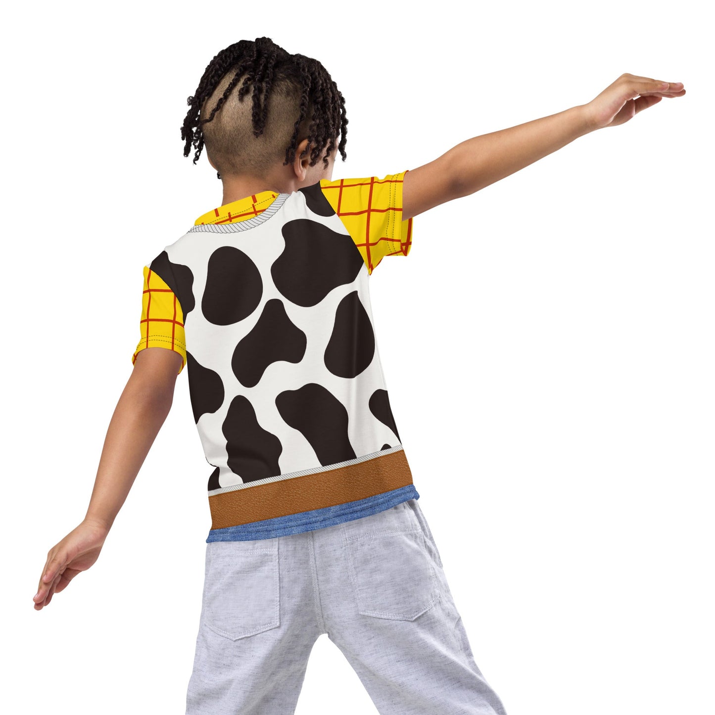 The Toy Cowboy Kids crew neck t-shirt- Cosplay, Bounding, Costume cosplaycowboy topKids T-ShirtWrong Lever Clothing