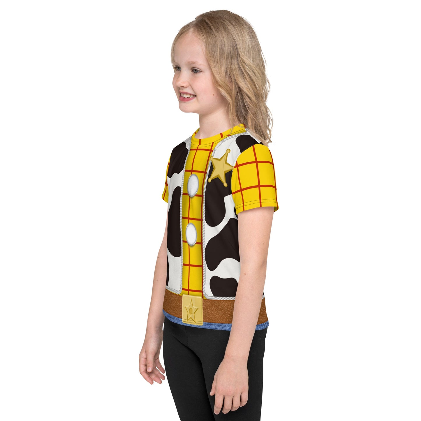The Toy Cowboy Kids crew neck t-shirt- Cosplay, Bounding, Costume cosplaycowboy topKids T-ShirtWrong Lever Clothing