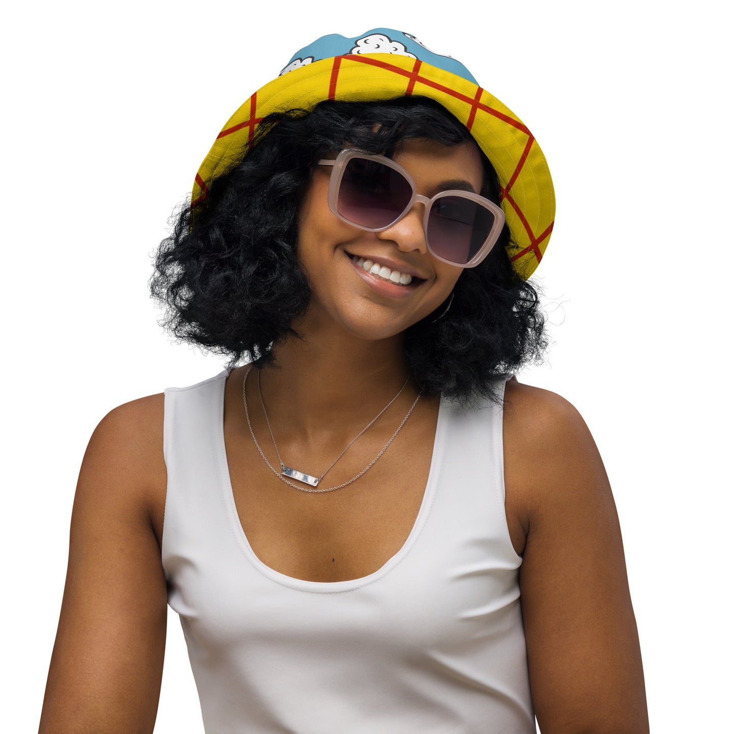 The Toys inspired Reversible bucket hat andy's room cloudsandy's room styleHatLittle Lady Shay Boutique