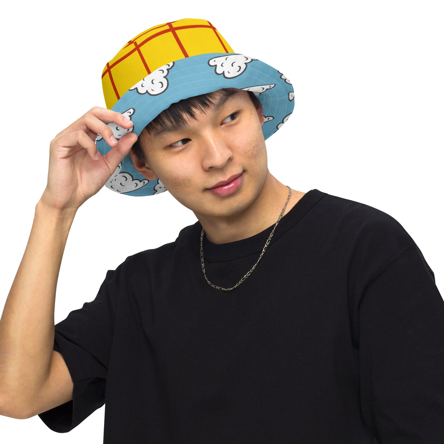 The Toys inspired Reversible bucket hat andy's room cloudsandy's room styleHatLittle Lady Shay Boutique