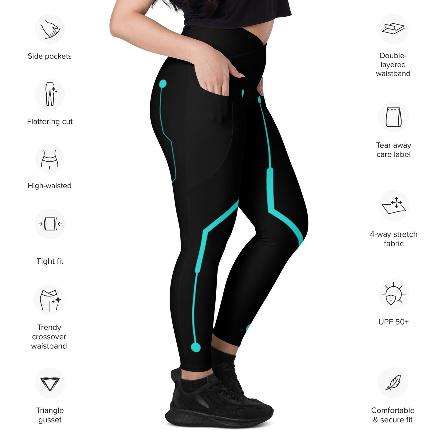 The User Crossover leggings with pockets 100 years of wondercomfortable disney clothingAdult LeggingsLittle Lady Shay Boutique