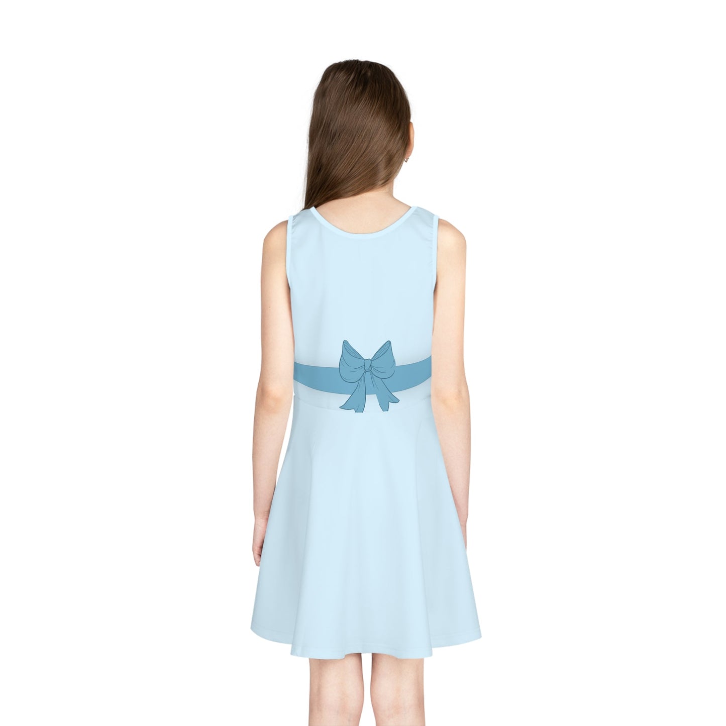 The Wendy Darling Girls' Sleeveless Sundress All Over PrintAOPAll Over PrintsWrong Lever Clothing