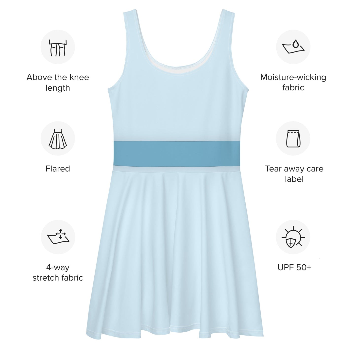 The Wendy Darling Skater Dress adult wendy dressAll Over PrintSkater DressWrong Lever Clothing