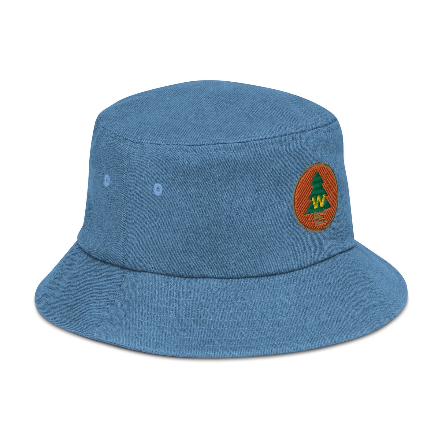 The Wilderness must be Explored Denim bucket hat 100 years of wonderadult disneyHatWrong Lever Clothing