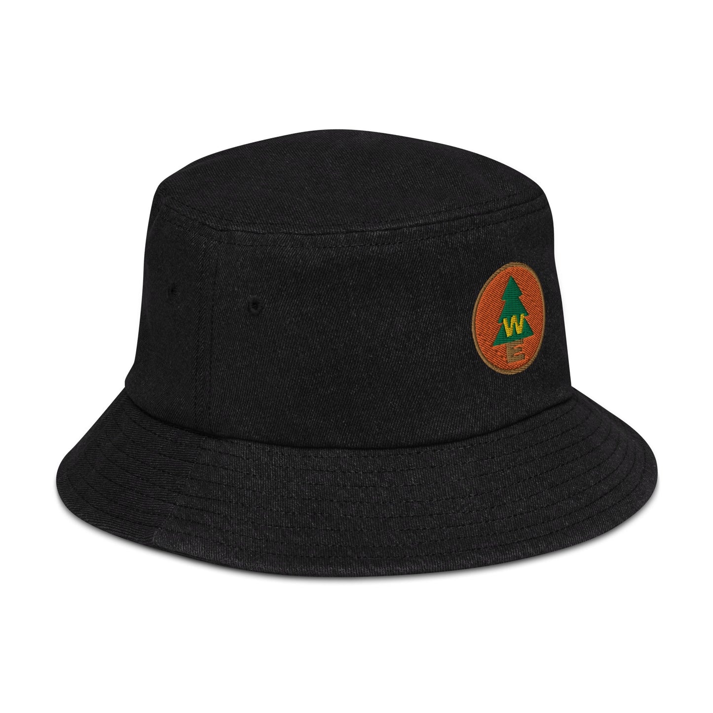 The Wilderness must be Explored Denim bucket hat 100 years of wonderadult disneyHatWrong Lever Clothing