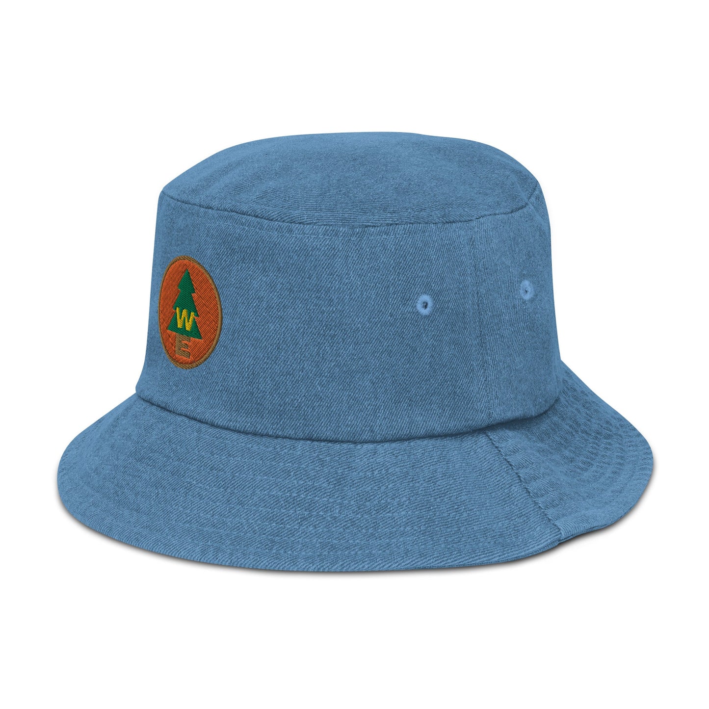 The Wilderness must be Explored Denim bucket hat 100 years of wonderadult disneyHatWrong Lever Clothing