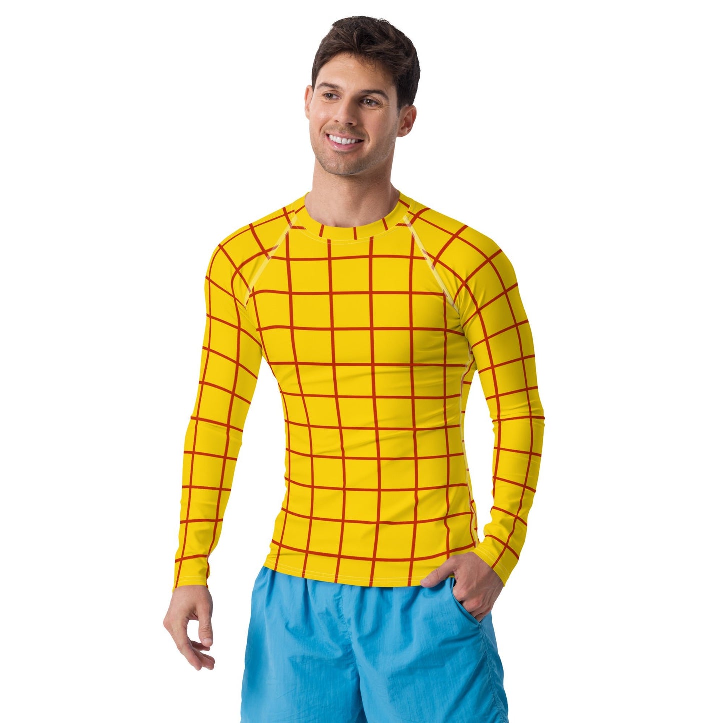 The Woody Men's Rash Guard 100 years of wonderdisney boundingAdult T-ShirtWrong Lever Clothing