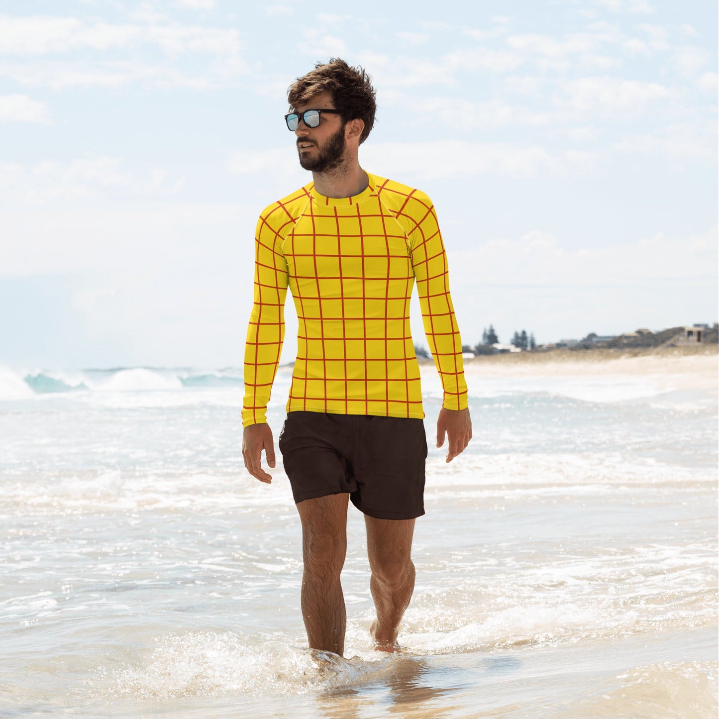 The Woody Men's Rash Guard 100 years of wonderdisney boundingAdult T-ShirtWrong Lever Clothing