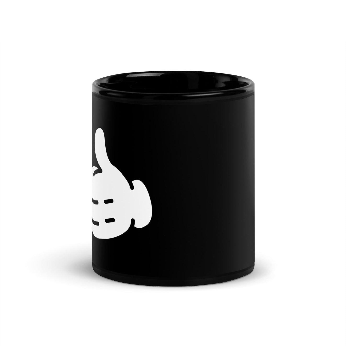 Thumbs up Black Glossy Mug christmas giftcoffee mugLittle Lady Shay Boutique