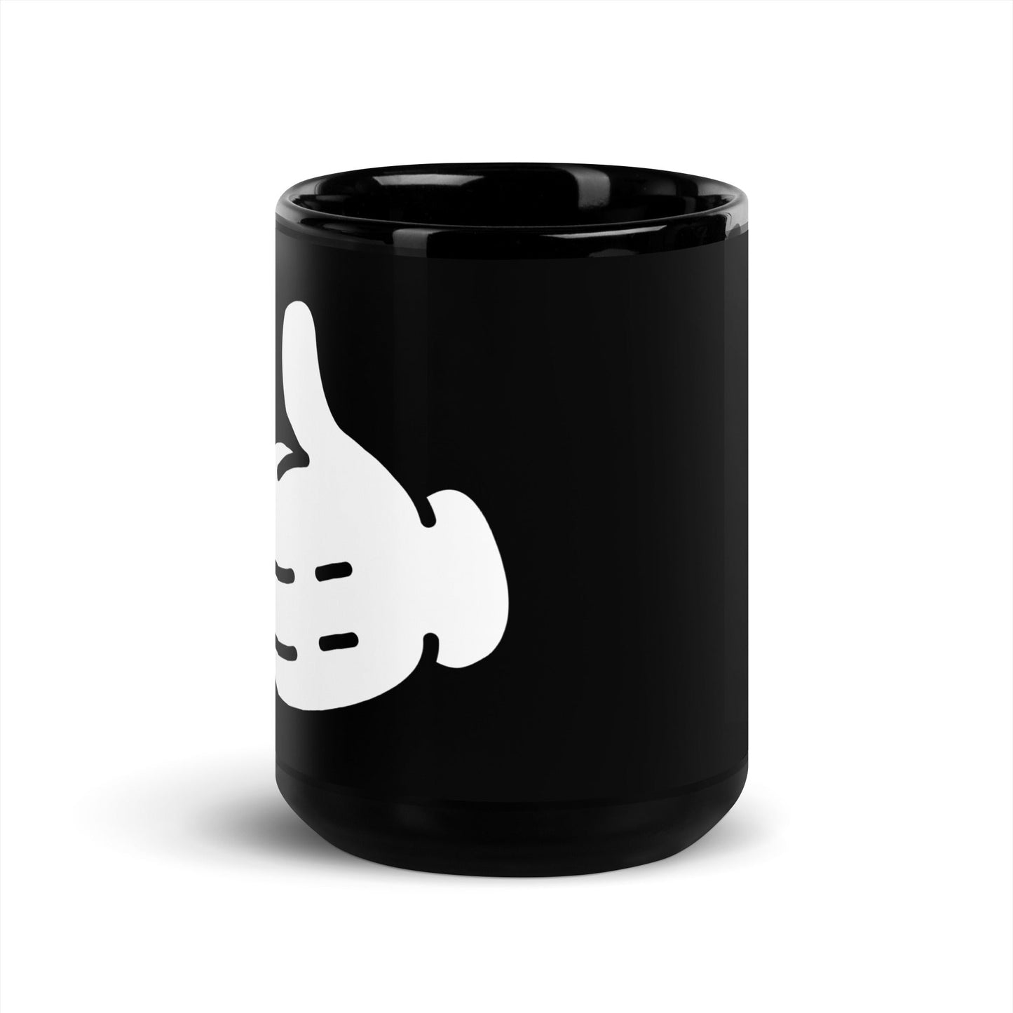 Thumbs up Black Glossy Mug christmas giftcoffee mugLittle Lady Shay Boutique