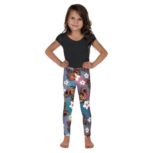 Tie Dye Butterfly Kid's Leggings happiness is addictiveKids leggingsLittle Lady Shay Boutique