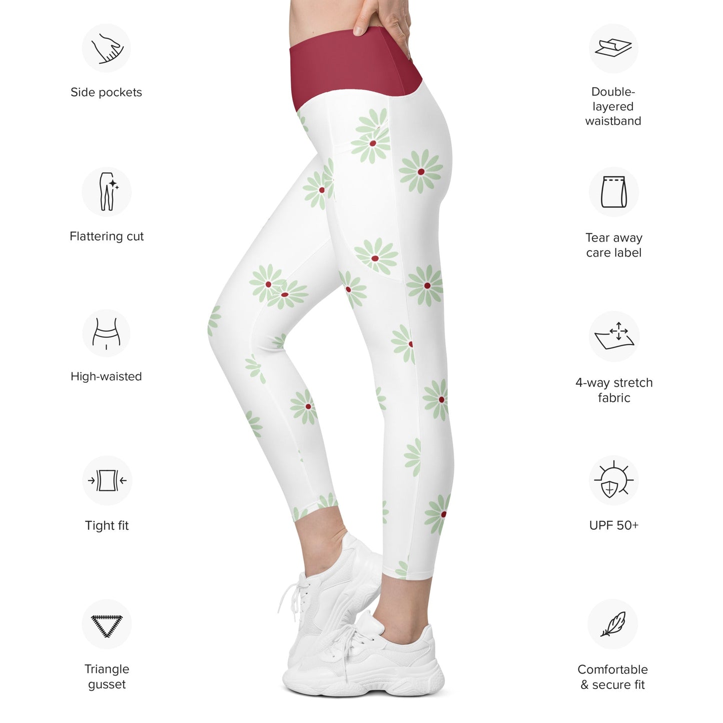Tightrope Walker Leggings with pockets activewearboo to youWrong Lever Clothing