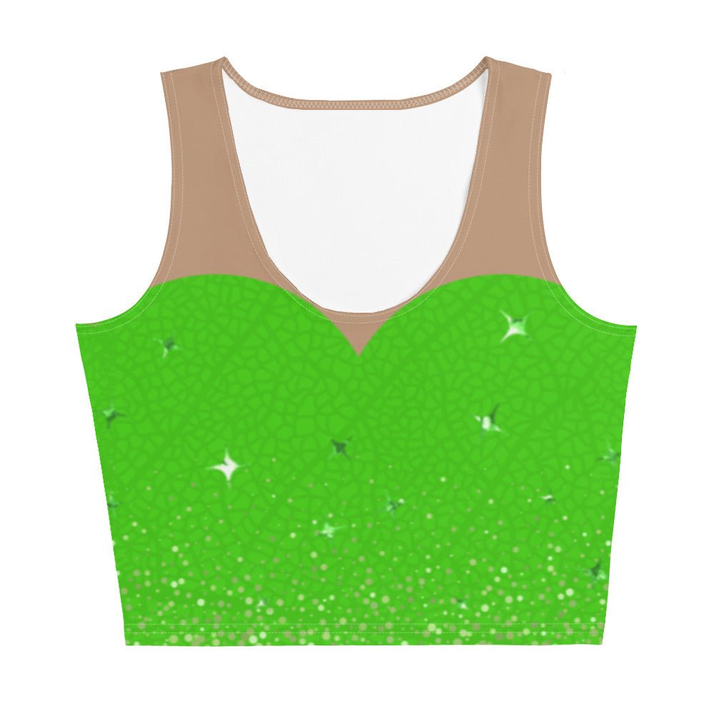 Tinker Fairy Crop Top adult tinkerbellcharacter diningAdult T-ShirtLittle Lady Shay Boutique